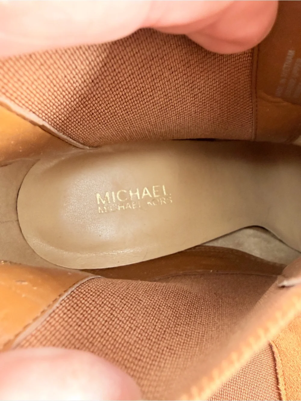 NEW! Michael Michael Kors Women’s Lottie Brown -SZ 7.5- Suede Chelsea Bootie